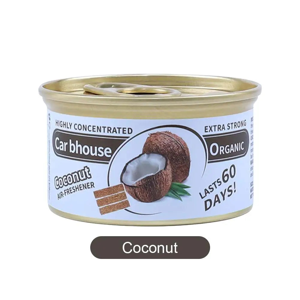 Car Interior Air Freshener Decorative Accessories Natural Wood Block Canned Car Aromatherapy Multi-functional Fiber Deodorant