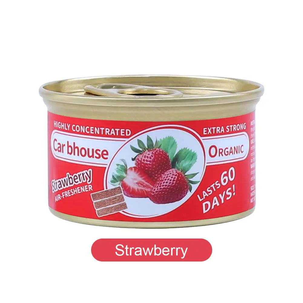 Car Interior Air Freshener Decorative Accessories Natural Wood Block Canned Car Aromatherapy Multi-functional Fiber Deodorant