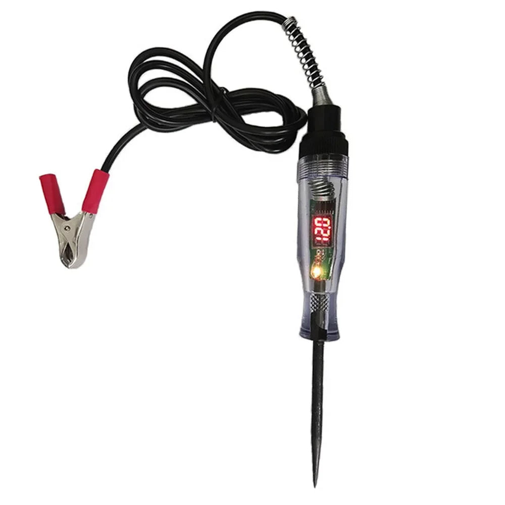 Car Truck Voltage Circuit Tester Auto 6V 24V Tools Car Diagnostic Probe Test Pen Light Bulb Electric Measuring Pen Tools