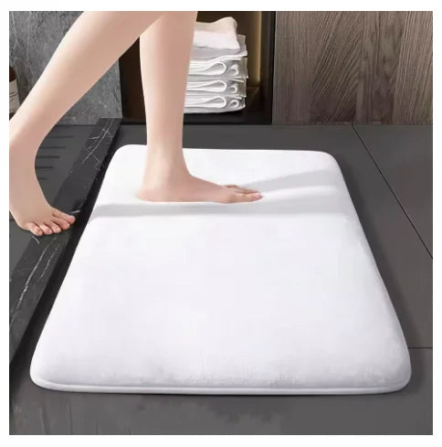 Absorbent Floor Mat Non Slip Bath Mat Anti Slip Coral Velvet Bathroom Floor Mat Door Mat Home Decoration